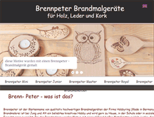 Tablet Screenshot of brennpeter.eu